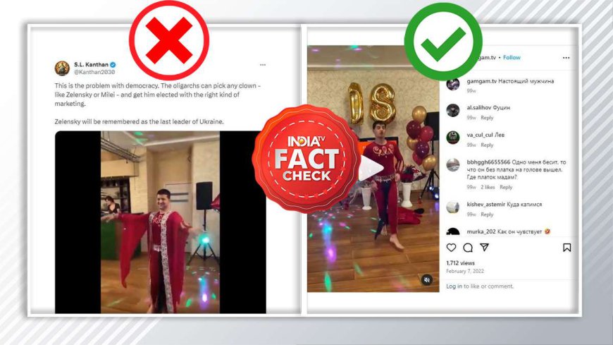 Deepfake Dilemma: False Video of Ukrainian President Zelenskyy Belly Dancing Sparks Manipulation Concerns